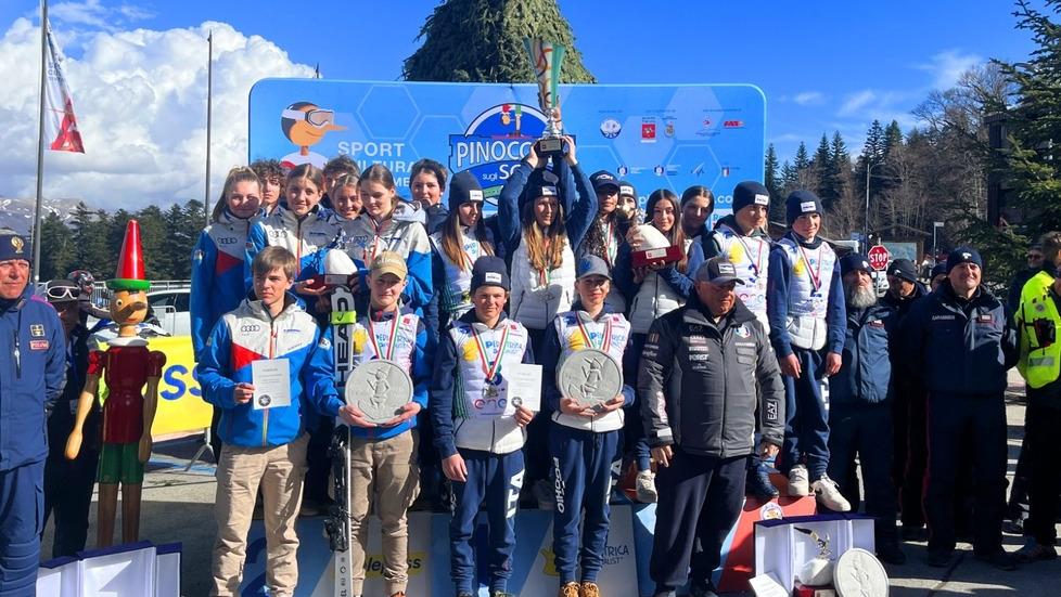 Un momento della premiazione