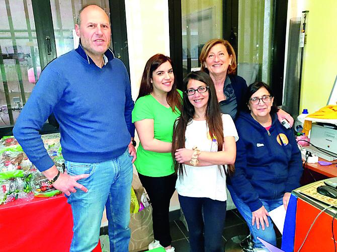 Alcuni dei volontari (foto Ivan Nuvoli)