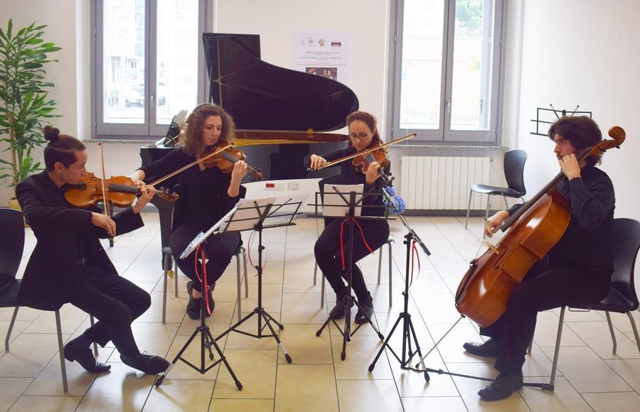 Giovani musicisti del Conservatorio Frescobaldi a concerto nella casa di riposo