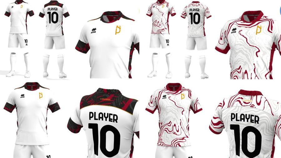 
	Le due versioni di seconda maglia che la societ&agrave; dell'Us Citt&agrave; di Pontedera ha sottoposto al giudizio dei tifosi: il completo che ricever&agrave; pi&ugrave; voti&nbsp;verr&agrave; indossato dai giocatori granata nella stagione 2023-2024; per votare basta accedere alla pagina Facebook "Us Citt&agrave; di Pontedera"

