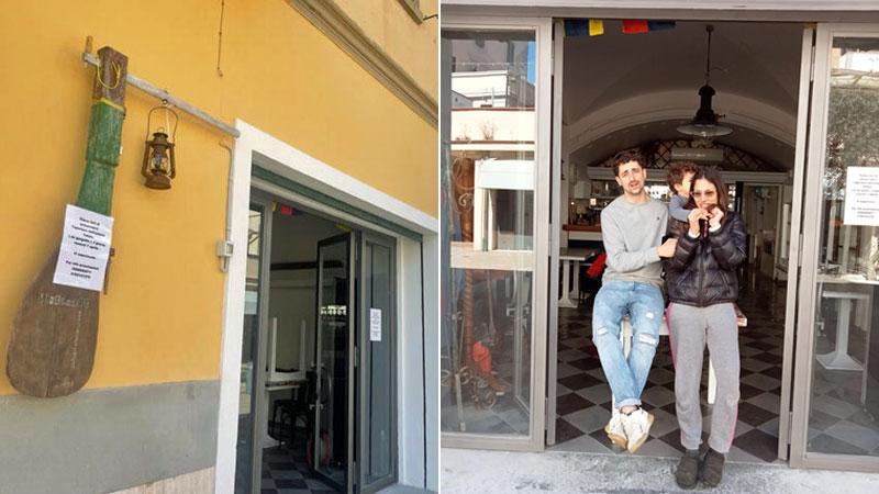 A 27 anni si mette in proprio e apre un’osteria nel centro di Castiglioncello