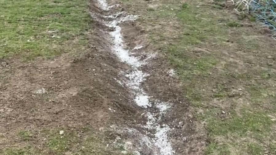 La linea di porta nella gara tra Sangiovannese-Grosseto