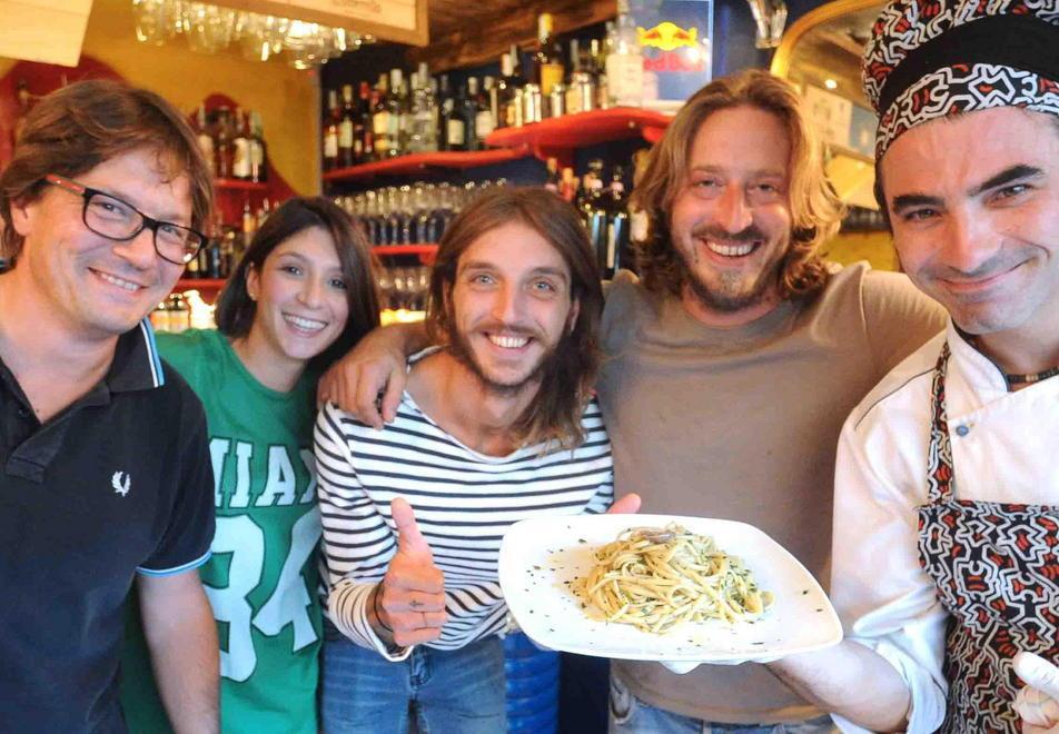 Da Gargantuà le linguine con le acciughe del Cantabrico