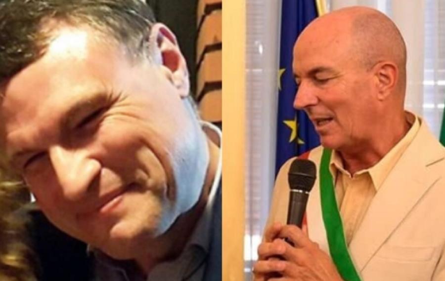 
	A sinistra il finanziere brasiliano Joel Esciua e&nbsp;a destra il sindaco Luca Salvetti

