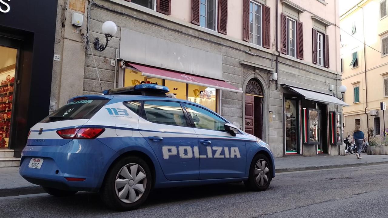 Una volante della polizia in una foto d'archivio