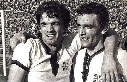 Bobo Gori e Gigi Riva all'Amsicora, una foto del giorno dello scudetto