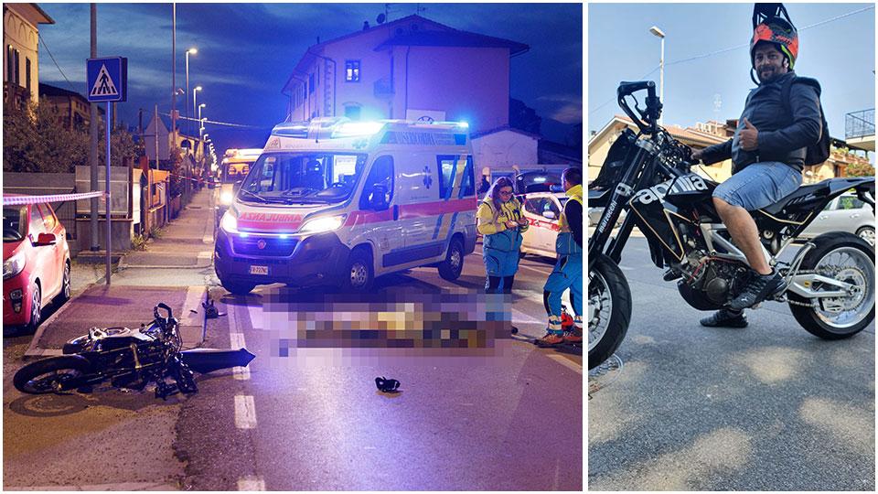 Il drammatico incidente a Casini (foto Nucci)