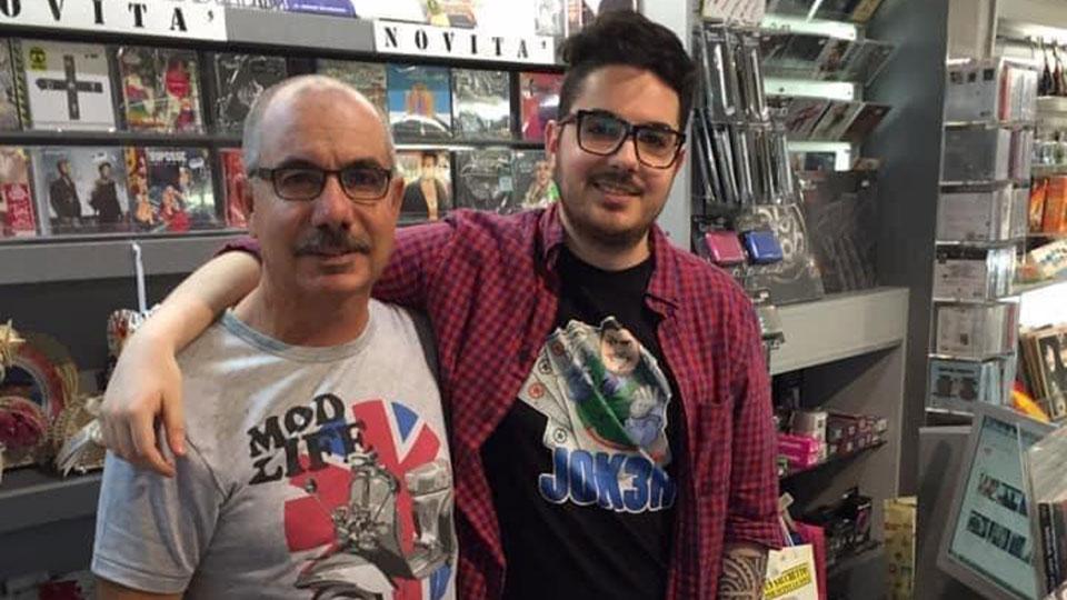 Silvio Zerini, titolare del Number One, con il figlio Alessandro