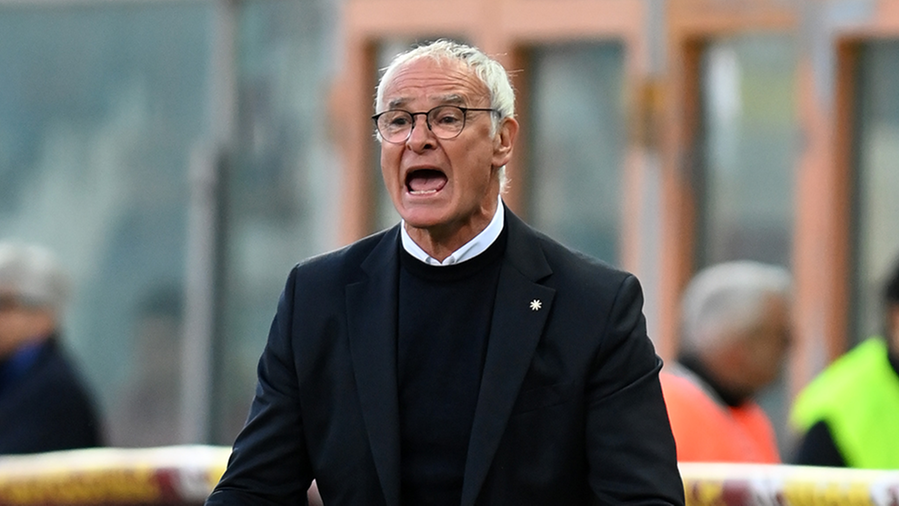 Claudio Ranieri, allenatore del Cagliari: con lui in panchina i rossoblù hanno perso solo una partita