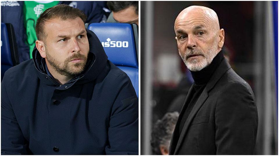 Paolo Zanetti (a sinistra) affronta Stefano Pioli (a destra)