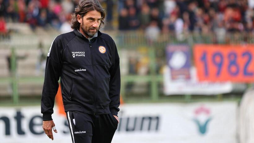 Luigi Consonni mister della Pistoiese (foto Nucci)
