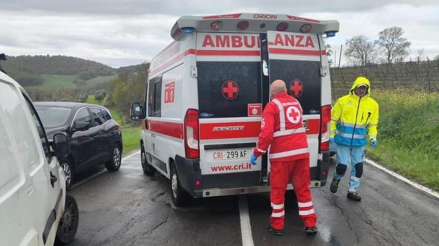 I soccorritori sul luogo dell’incidente