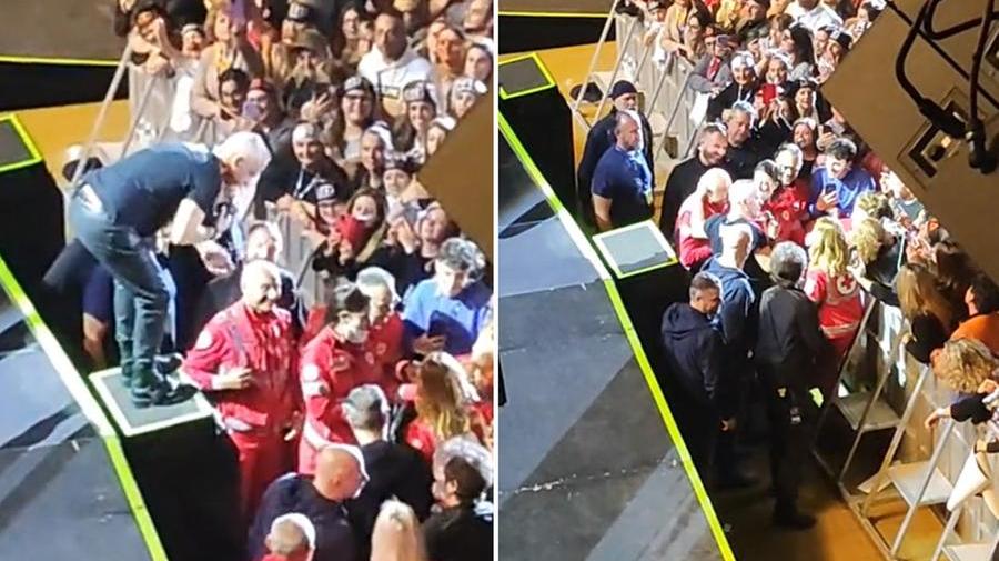 Ramazzotti nella scena "incriminata"