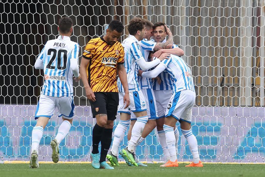 Benevento-Spal, i biancazzurri dominano