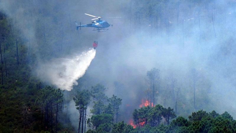 
	Sul Serra arriva una maxi piscina per scongiurare una tragedia come quella del 2018, quando il monte visse l'incendio pi&ugrave; vasto della propria storia (Foto Silvi)

