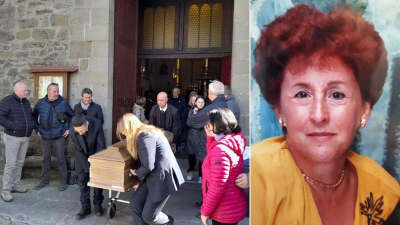 Prunetta saluta la sua maestra: chiesa gremita per la cerimonia funebre di Olinda Derin