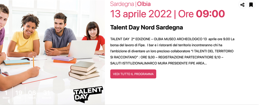 Al museo archeologico di Olbia la seconda edizione del Talent Day Nord Sardegna