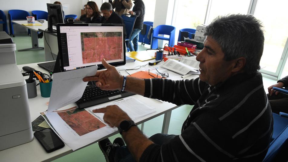 La sala operativa nella zona industriale tra Ottana, Bolotana e Noragugume (foto Massimo Locci)