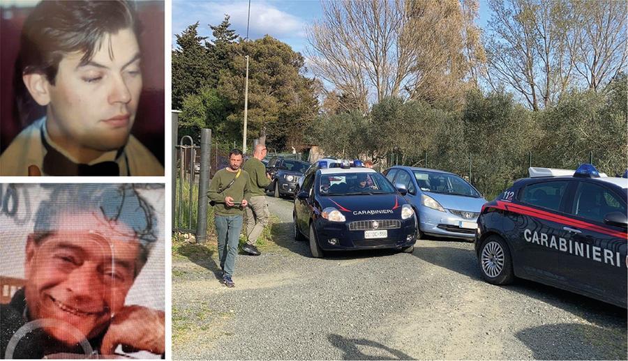 
	Sopra Massimiliano Moneta, 57 anni, e sotto Antonino Fedele, 80 anni, sospettato di averlo ucciso


