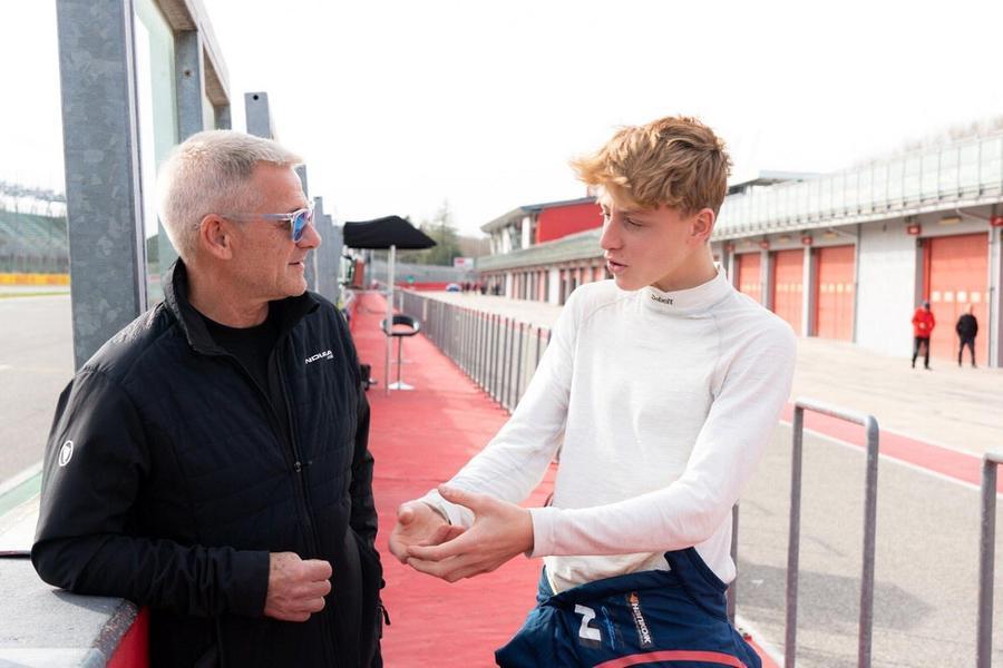 Il debutto di Davide Larini pilota 16enne e figlio d’arte