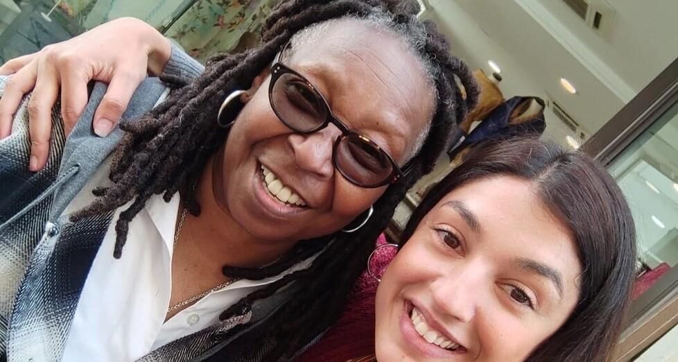 Whoopi innamorata pazza dell’isola, giornata tra Bortigiadas e Alghero 