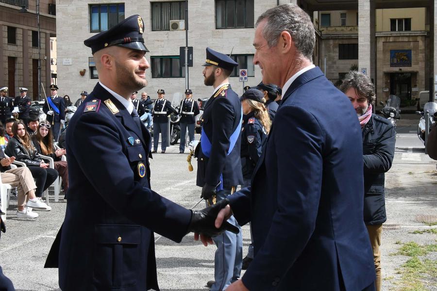 
	La premiazione del poliziotto Luigi Grassi

