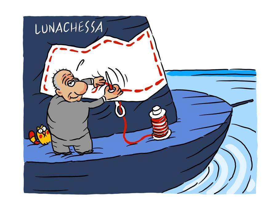 La vignetta di Gef: America’s cup, Chessa vuol ricucire lo strappo con gli organizzatori