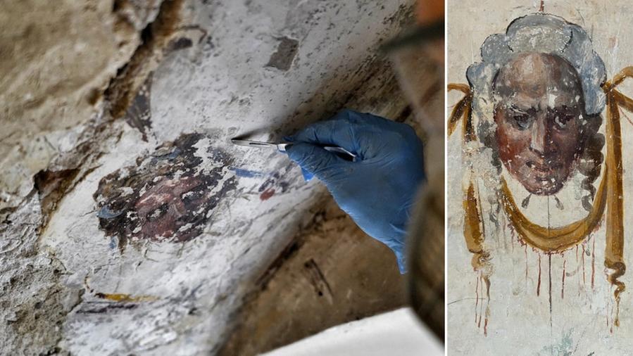 Scoperta durante il restauro di Palazzo Vecchio: risorgono le antiche decorazioni “grottesche” di metà ‘500