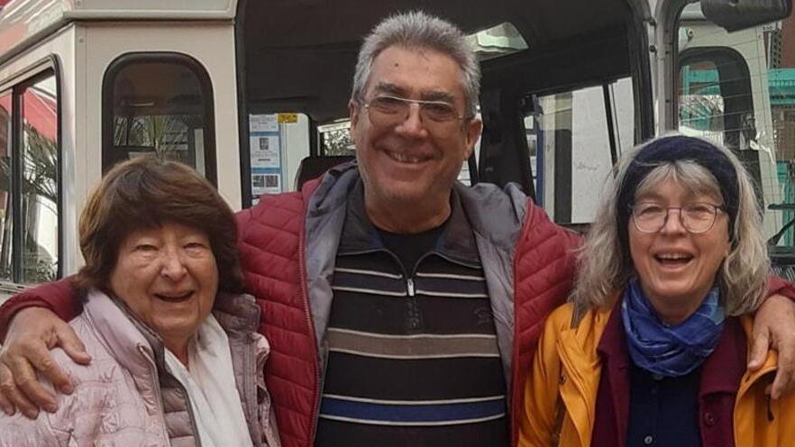 Madre e figlia, di 84 e 60 anni, da Francoforte, pronte per il tour alle cave