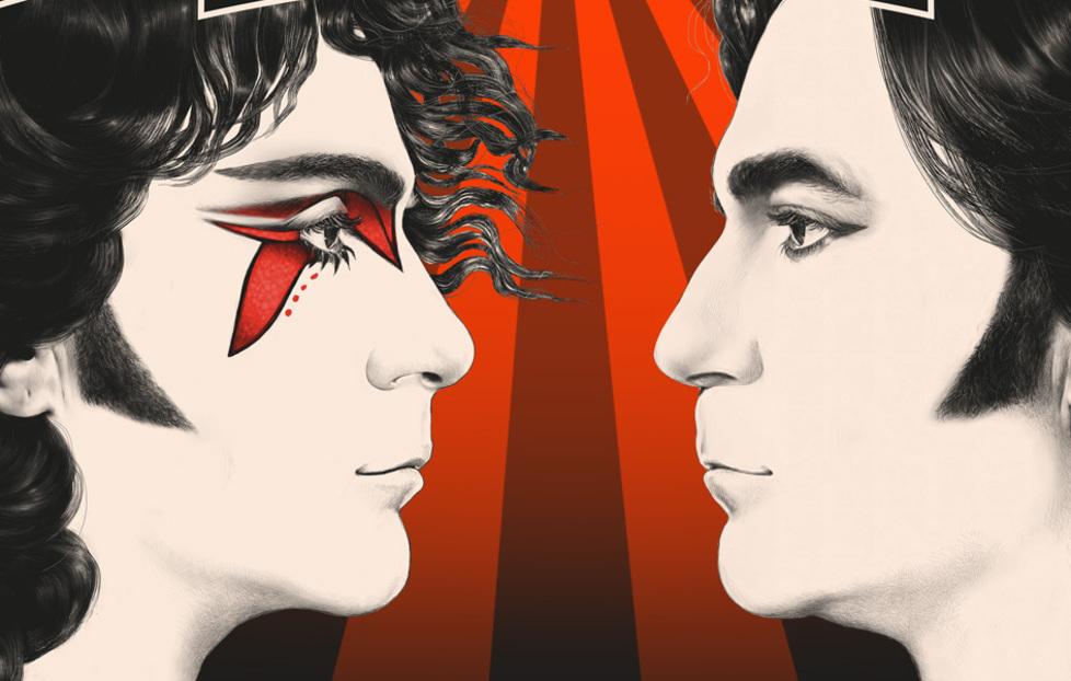 Il manifesto del nuovo tour di Zero: due le anime che si sfidano in musica