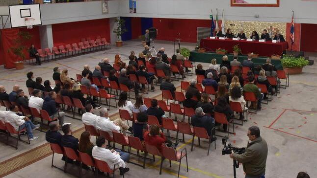 La cerimonia del carcere della Dogaia (foto Autovino)