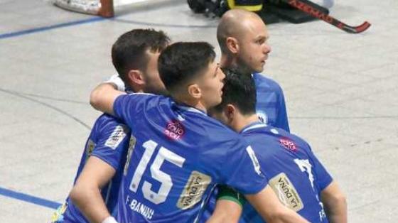 Un’esultanza dei giocatori del Galileo durante un match della stagione in corso (foto Giorgio)