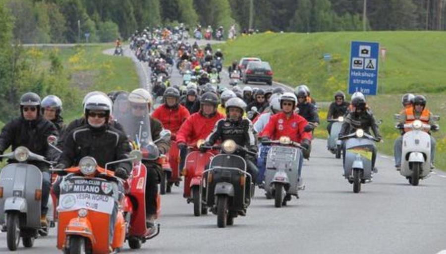 In Valdinievole il raduno regionale del Vespa Club