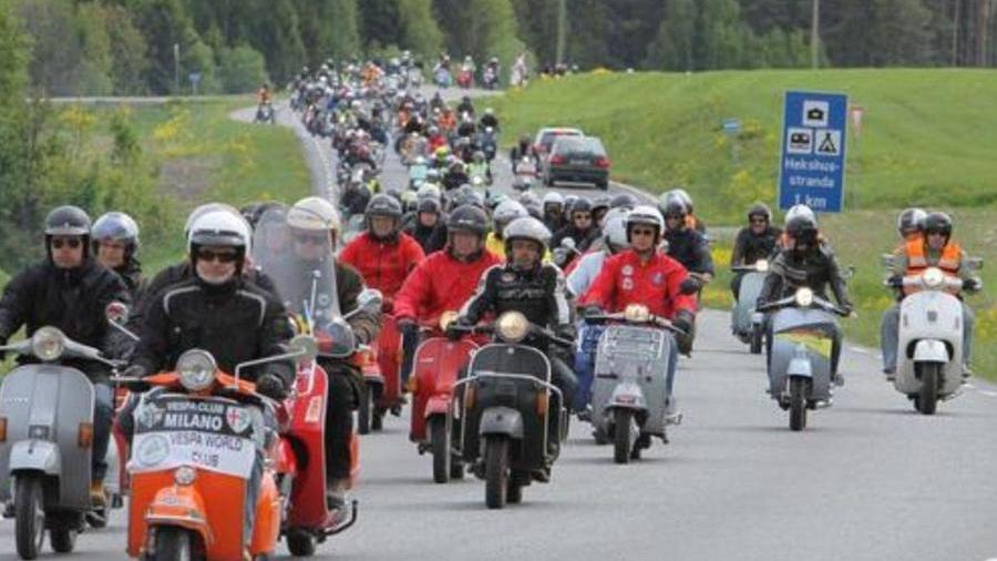 In Valdinievole il raduno regionale del Vespa Club