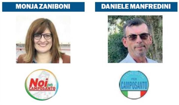 Camposanto. Il sindaco Zaniboni corre per il bis, Manfredini spera nel terzo tentativo