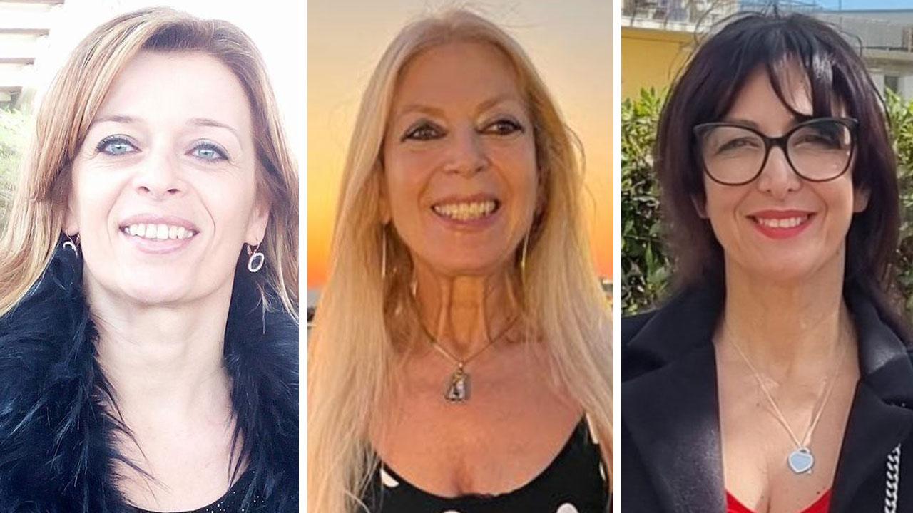 Da sinistra Elisa Maccanti, Manuela Del Grande, Patrizia Faraoni