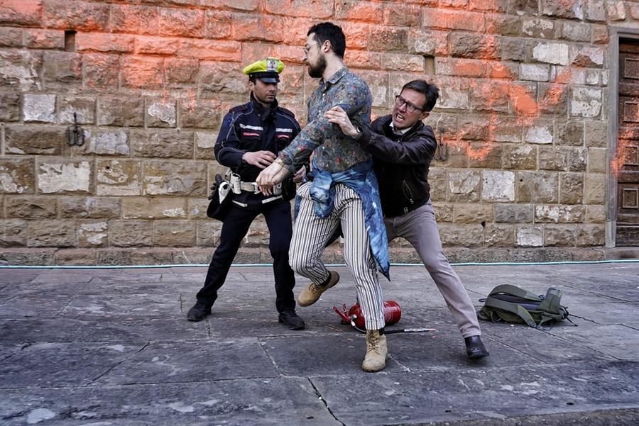 Dopo la vernice a Palazzo Vecchio Nardella apre a Ultima Generazione: «Non vanno trattati da terroristi»