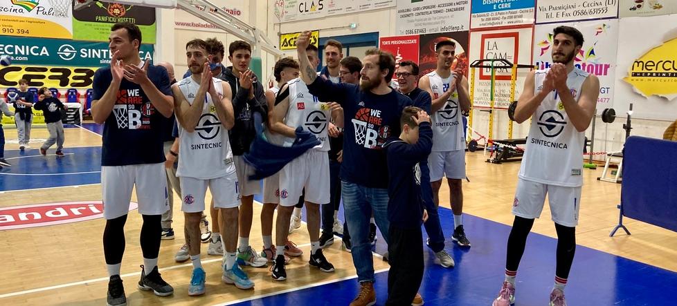 La squadra alla fine della partita