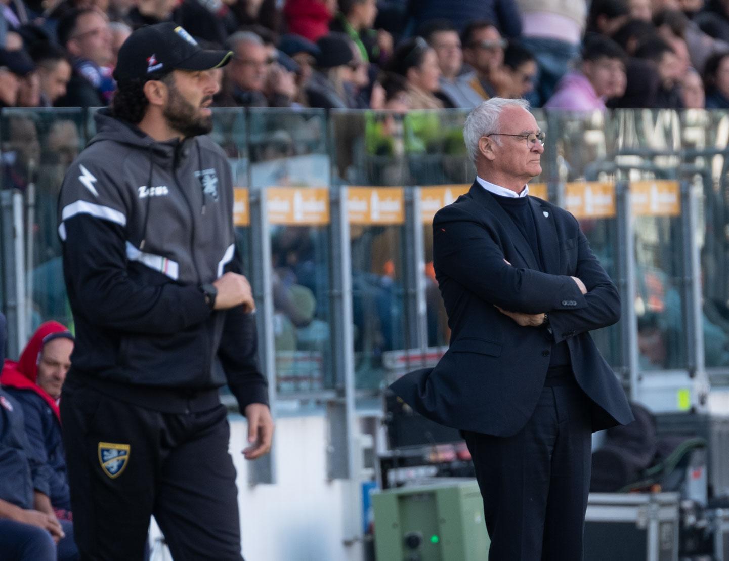 Grosso e Ranieri durante la partita di sabato (foto mario rosas)