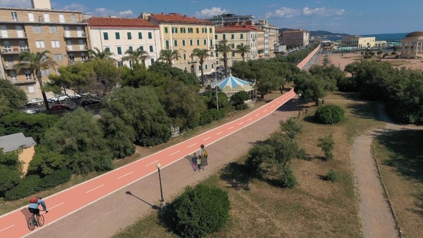 Livorno, in bici dall’acquario alla Baracchina. Ecco i lavori tra parco e passeggiata