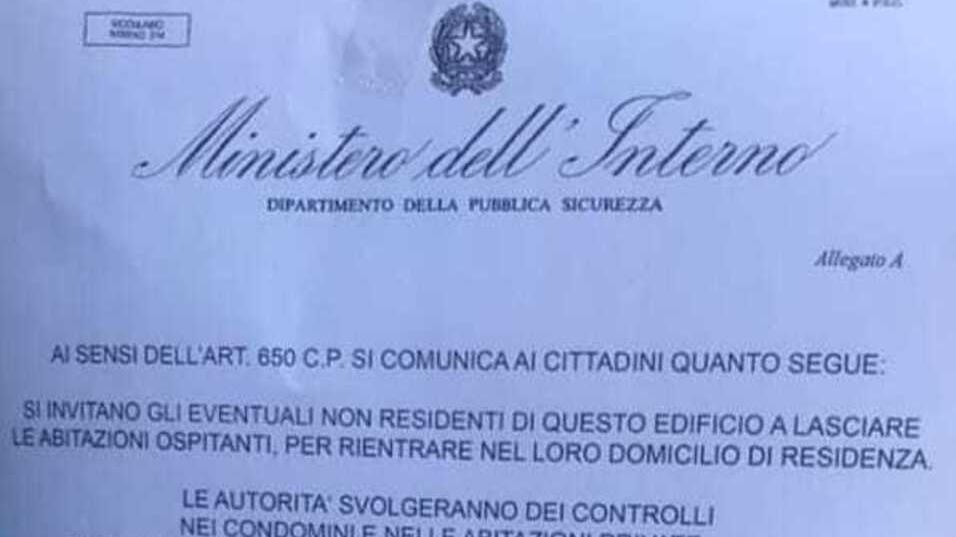 Modena «Controlli di Stato sulle residenze» Ma il volantino-truffa è un falso 