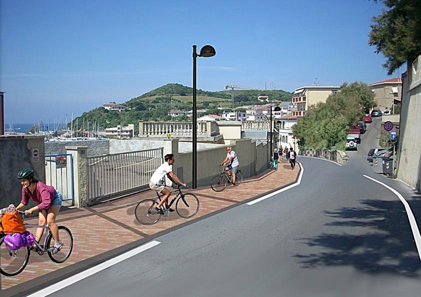 Salivoli, senso unico e ciclabile: soluzione ponte già prima dell’estate, in autunno i lavori definitivi