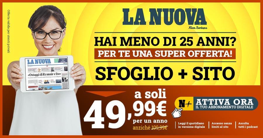 Abbonati alla Nuova Sardegna, la super offerta per gli under 25