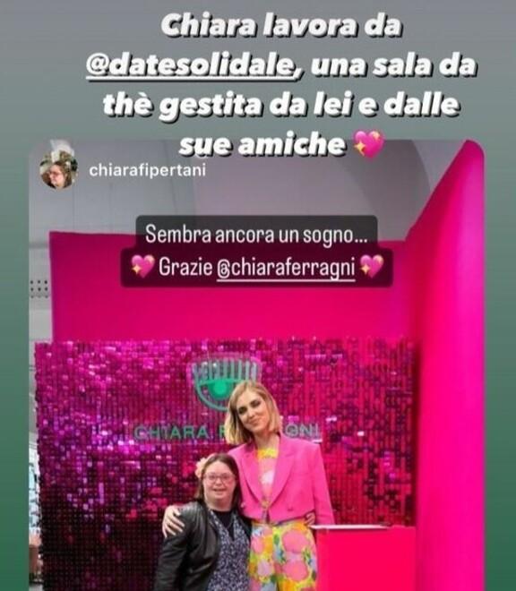 Cento. Un selfie solidale con la Ferragni. Complimenti social alla Sala da Tè