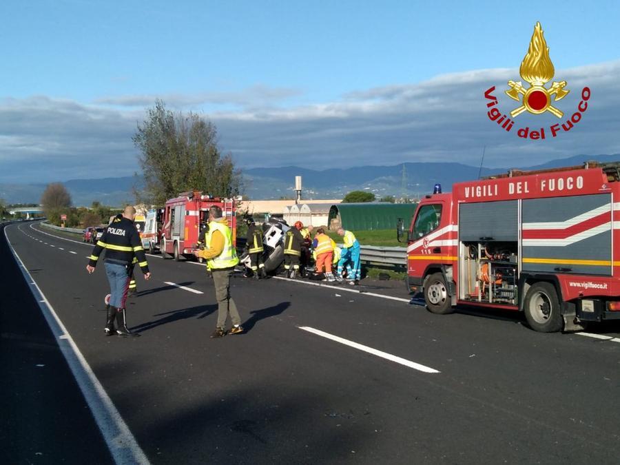 
	Un incidente sull'A11 (foto di repertorio)

