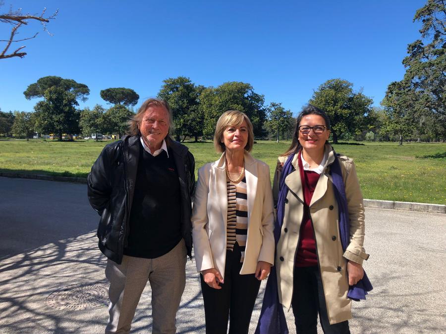 
	I firmatari dell'accordo per la promozione e valorizzazione del parco di San Rossore&nbsp;

