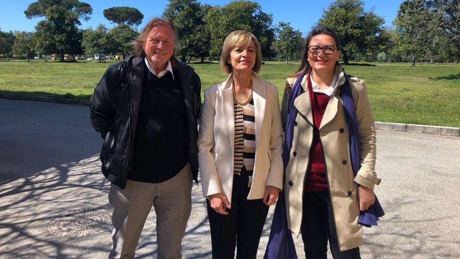 I firmatari dell'accordo per la promozione e valorizzazione del parco di San Rossore 