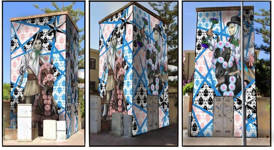 
	Una simulazione del progetto artistico

