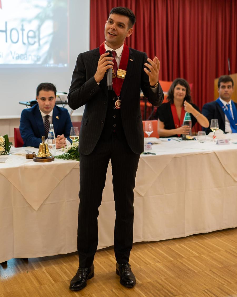 
	Francesco Riccio, presidente del Rotaract

