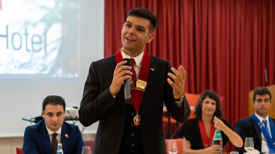 
	Francesco Riccio, presidente del Rotaract

